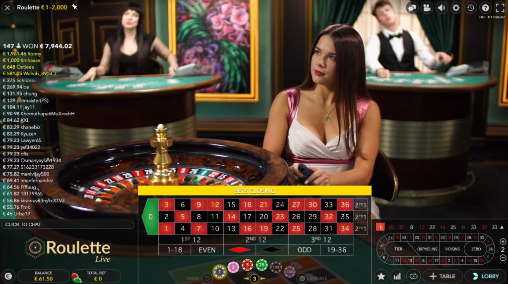 European roulette online casino